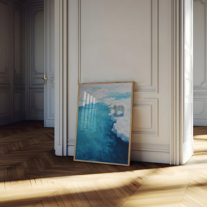 Affiche Ours Polaire à la Lisière de la Glace