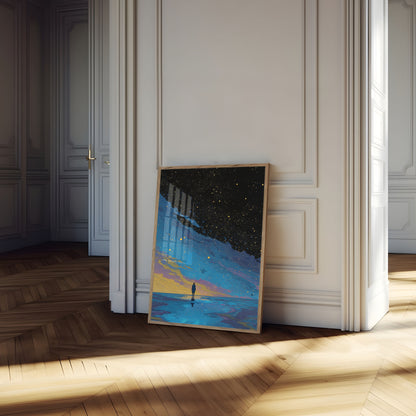 Cosmic Journey Solitude Poster