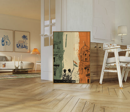 Indian Independence Spirit Poster