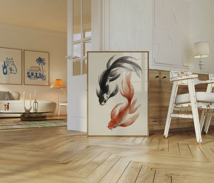 Koi Fish Dance Poster