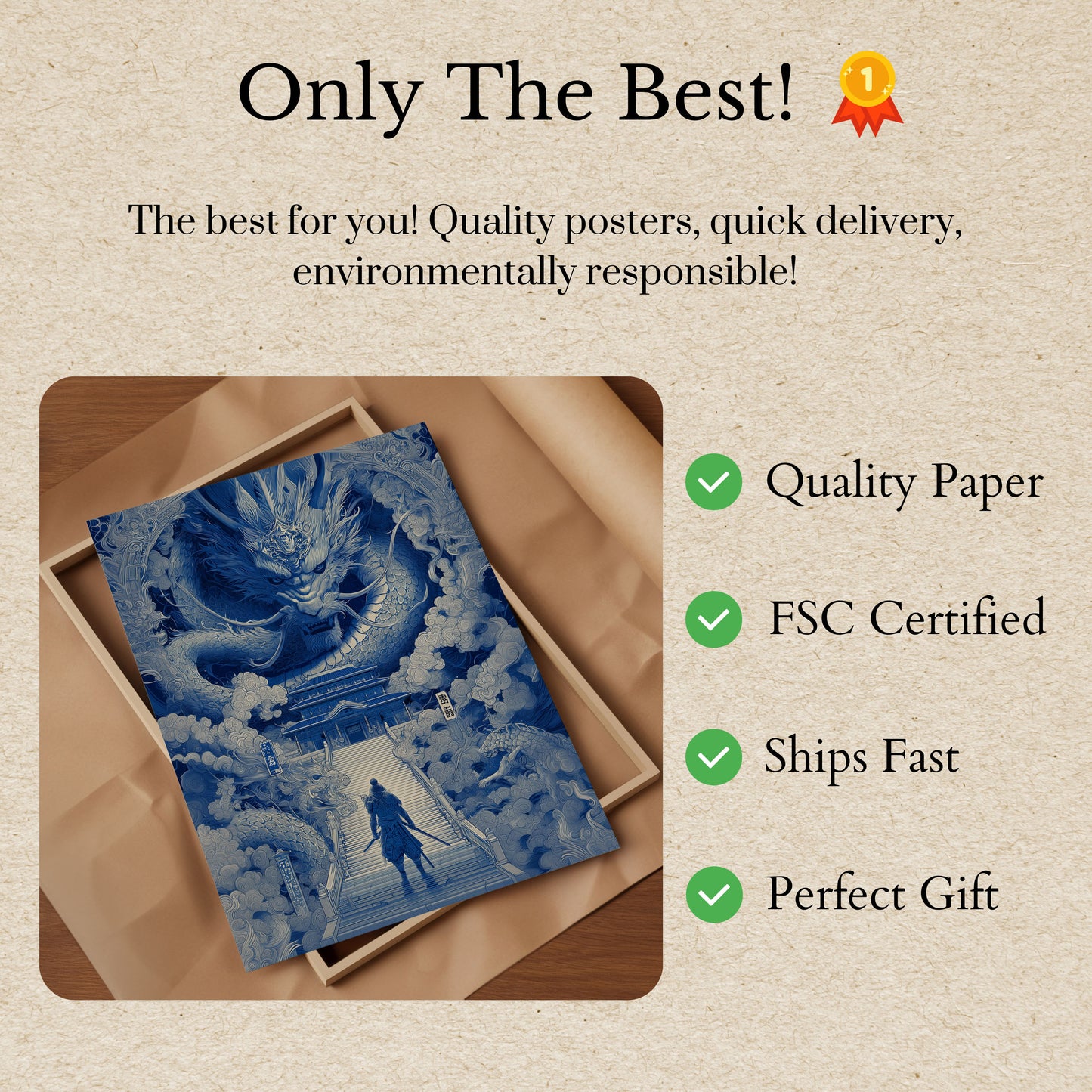 Póster del Reino del Dragón Celestial