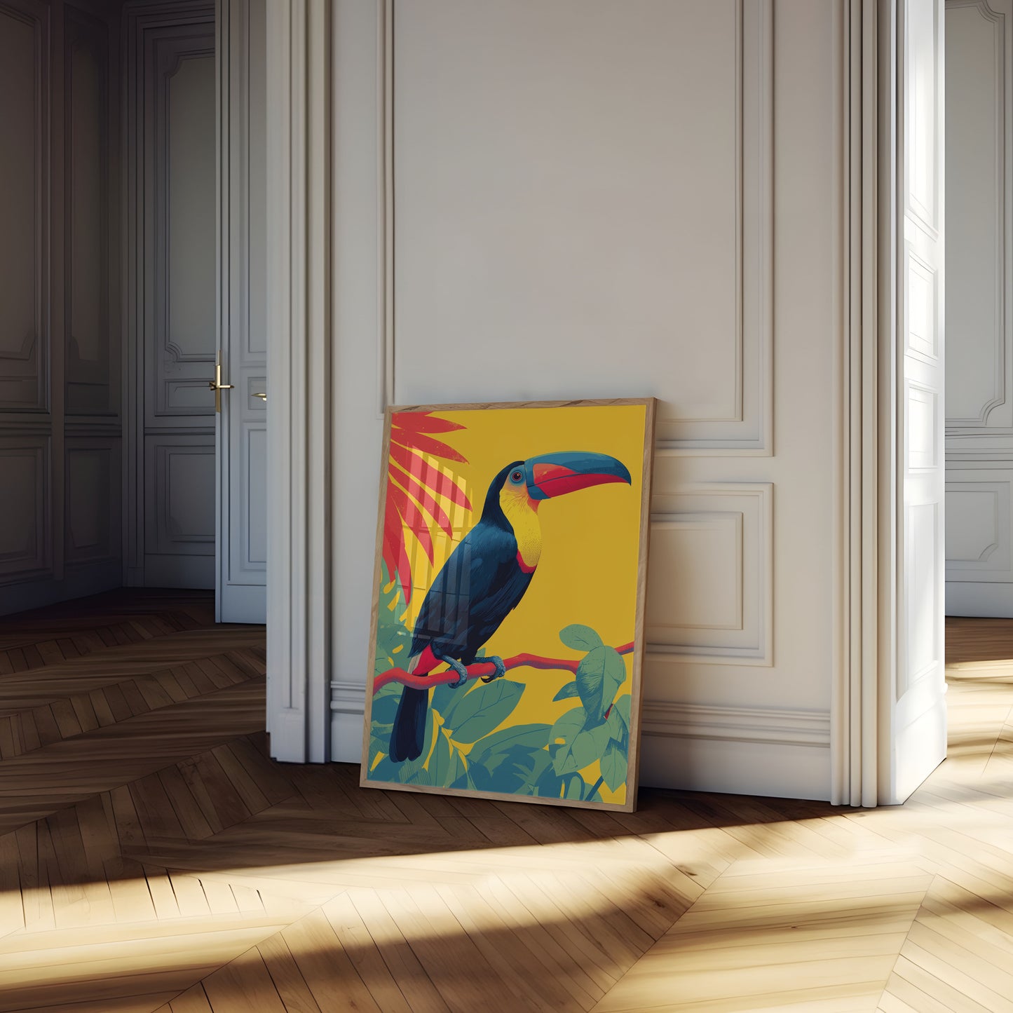 Affiche Oiseau Toucan Tropical