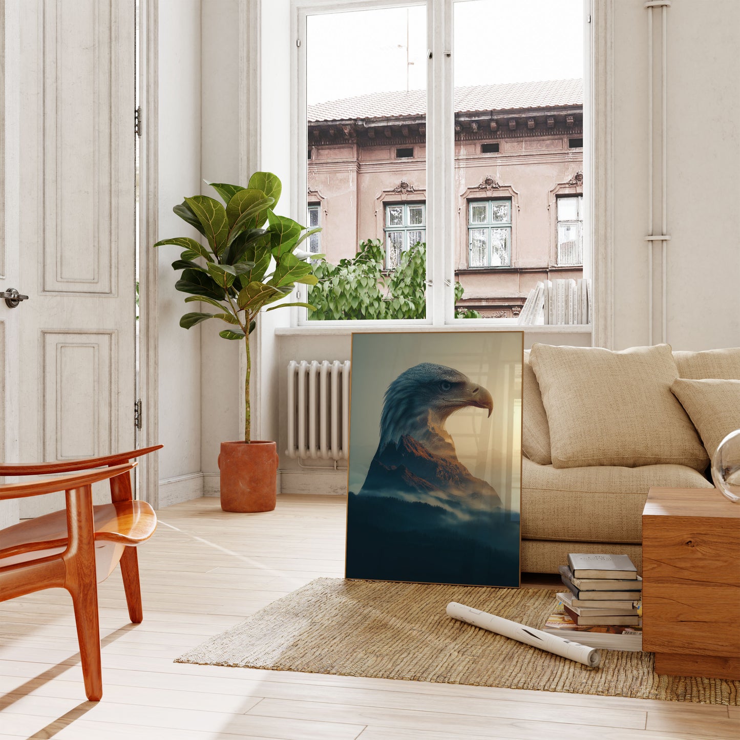 Majestätischer Adler Berg Poster