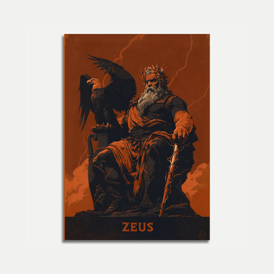 Zeus God of Thunder Poster