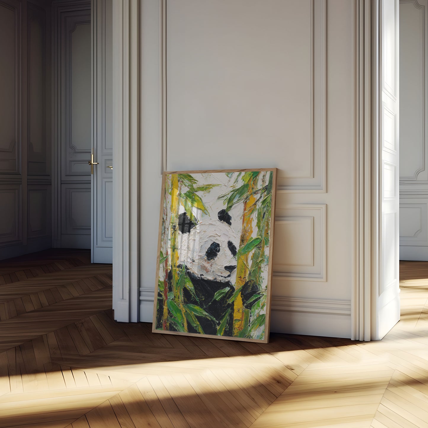 Bamboo Sanctuary Panda Poster