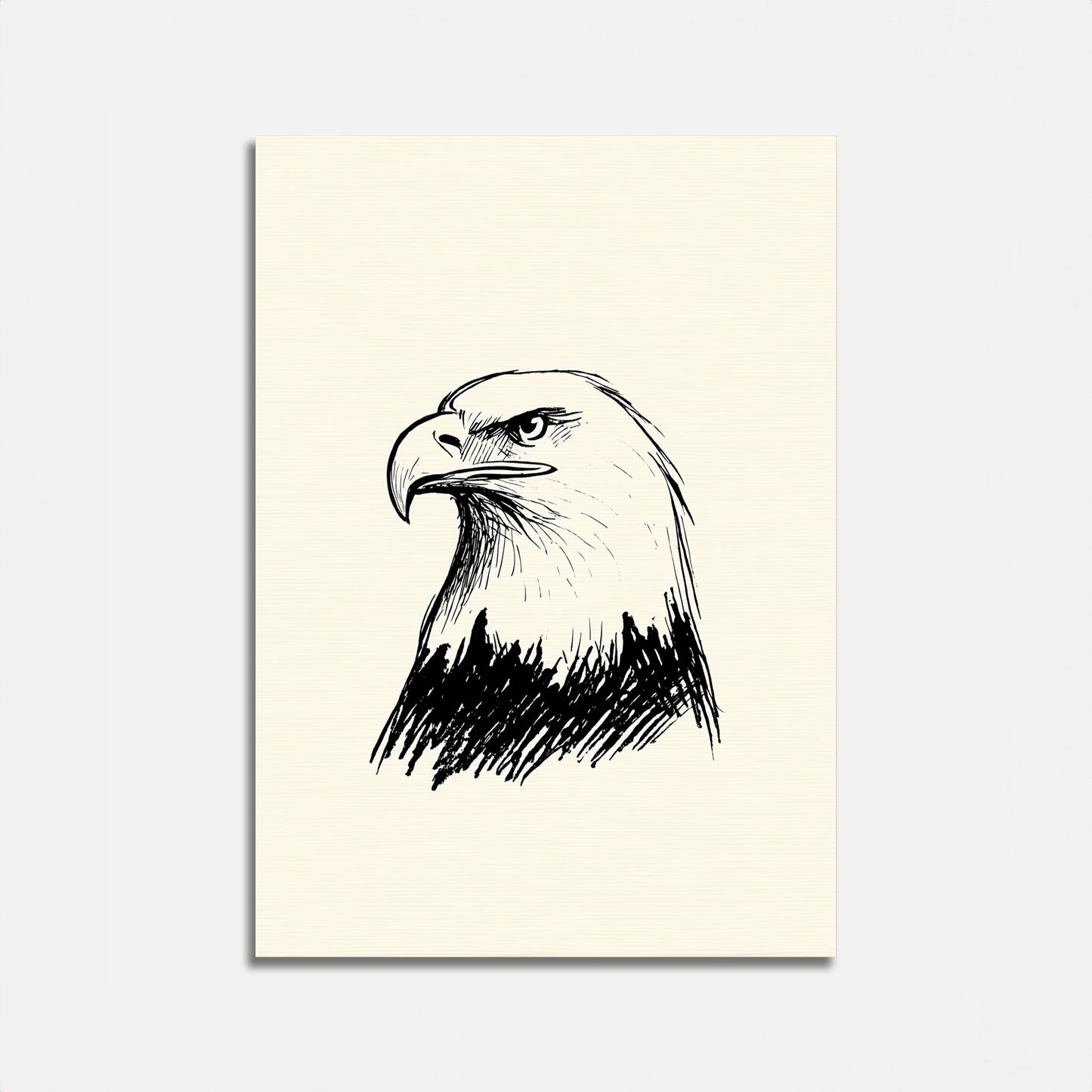 Majestic Eagle Profile Poster