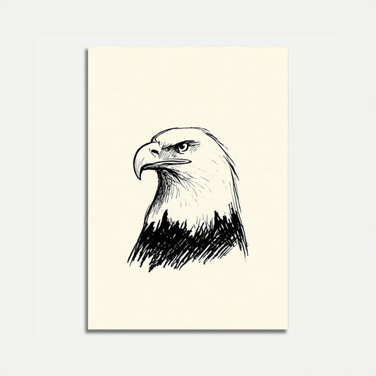 Majesteuze Adelaar Profiel Poster