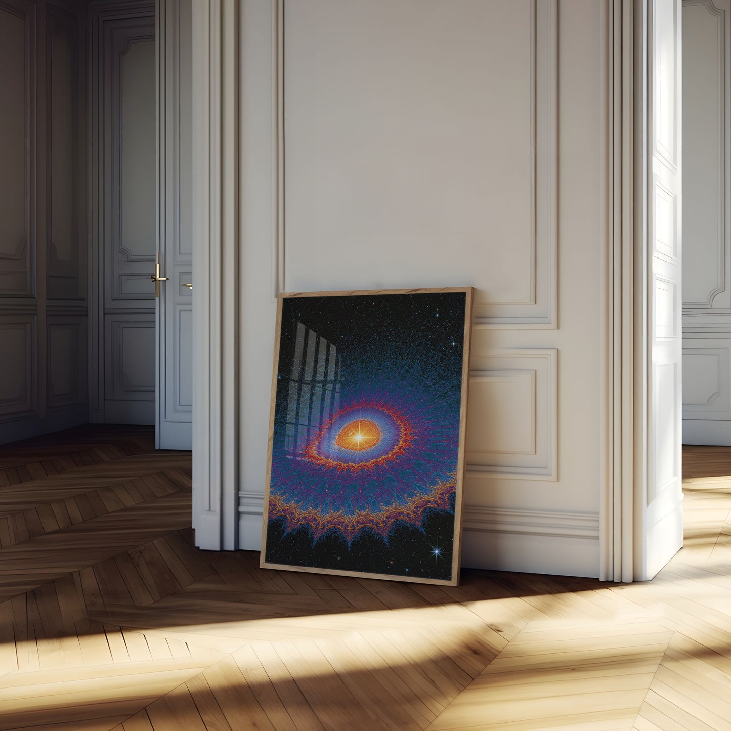 Kosmisk Sol Øje Plakat
