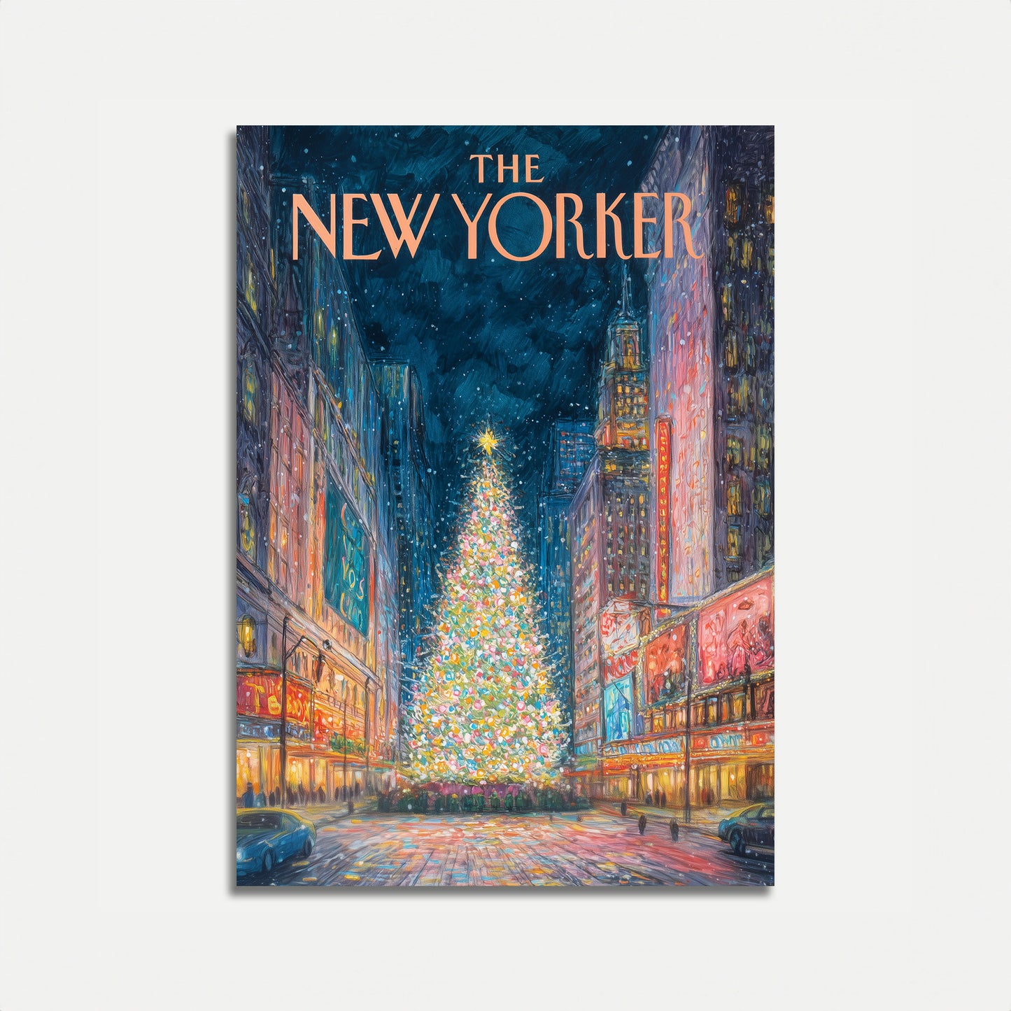 Magical New York Christmas Poster
