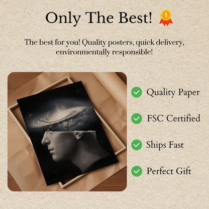 Cosmic Mind Galaxy Poster