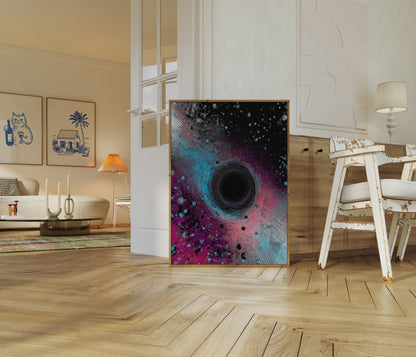 Cosmic Black Hole Vortex Poster