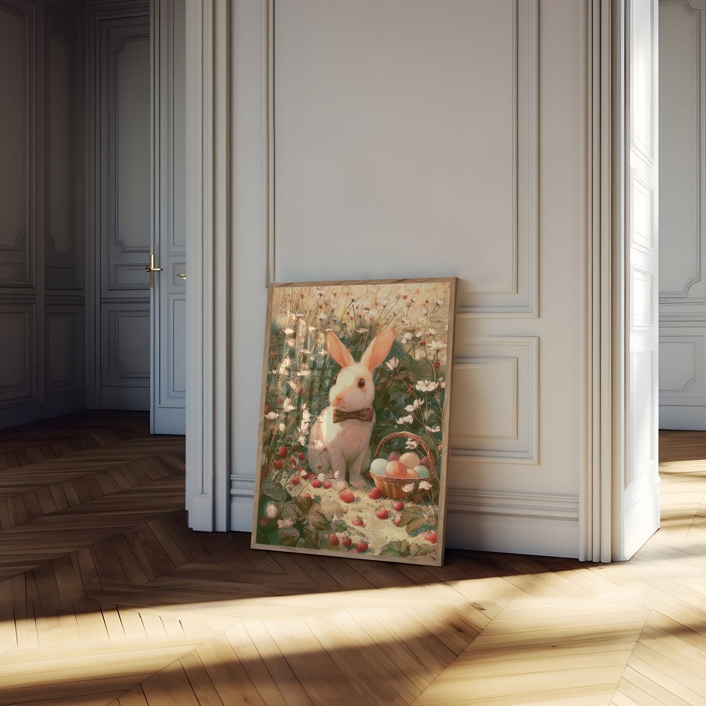 Osterhase Garten Poster