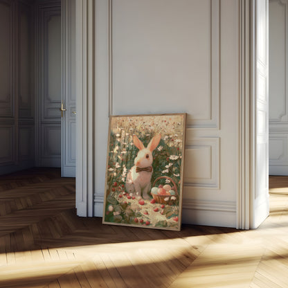 Osterhase Garten Poster