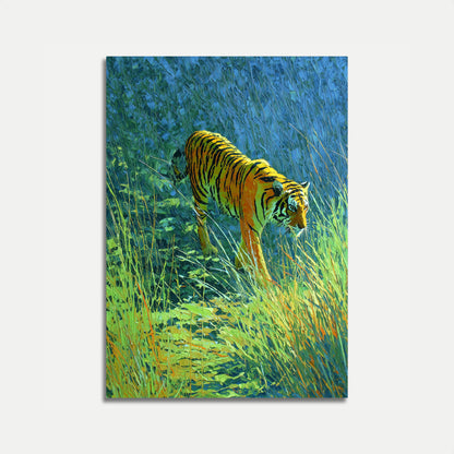Emerald Tiger Wilderness Poster