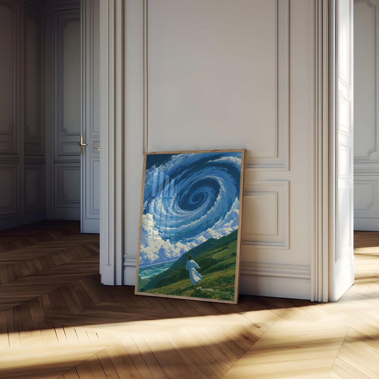 Tempesta sulla Valle Montana Poster