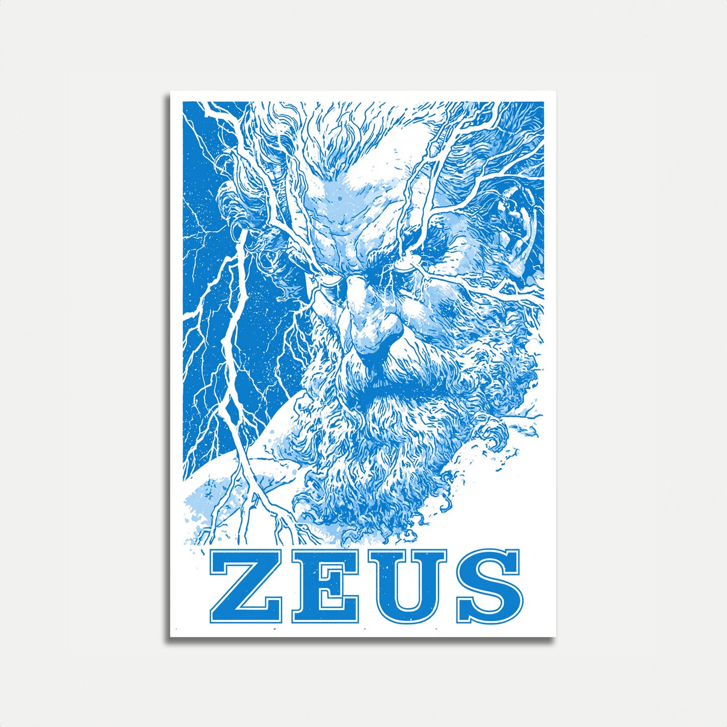 Zeus, bůh hromu – plakát