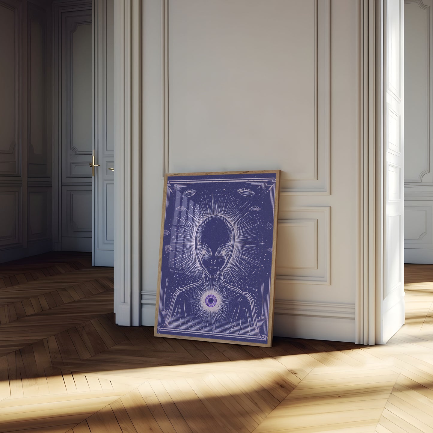 Cosmic Alien Consciousness Poster