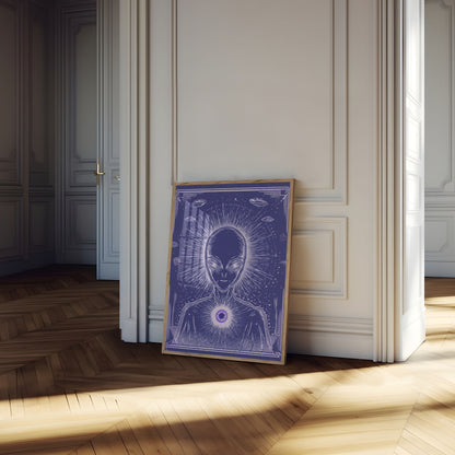 Cosmic Alien Consciousness Poster