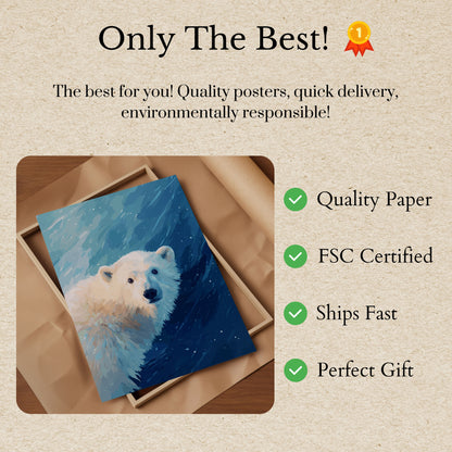 Póster de invierno de Arctic Guardian