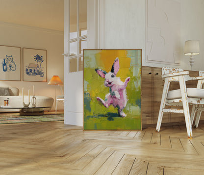 Dansende Bunny Hop Poster