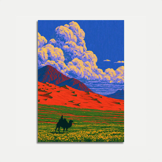 Woestijnkameel Avontuur Poster