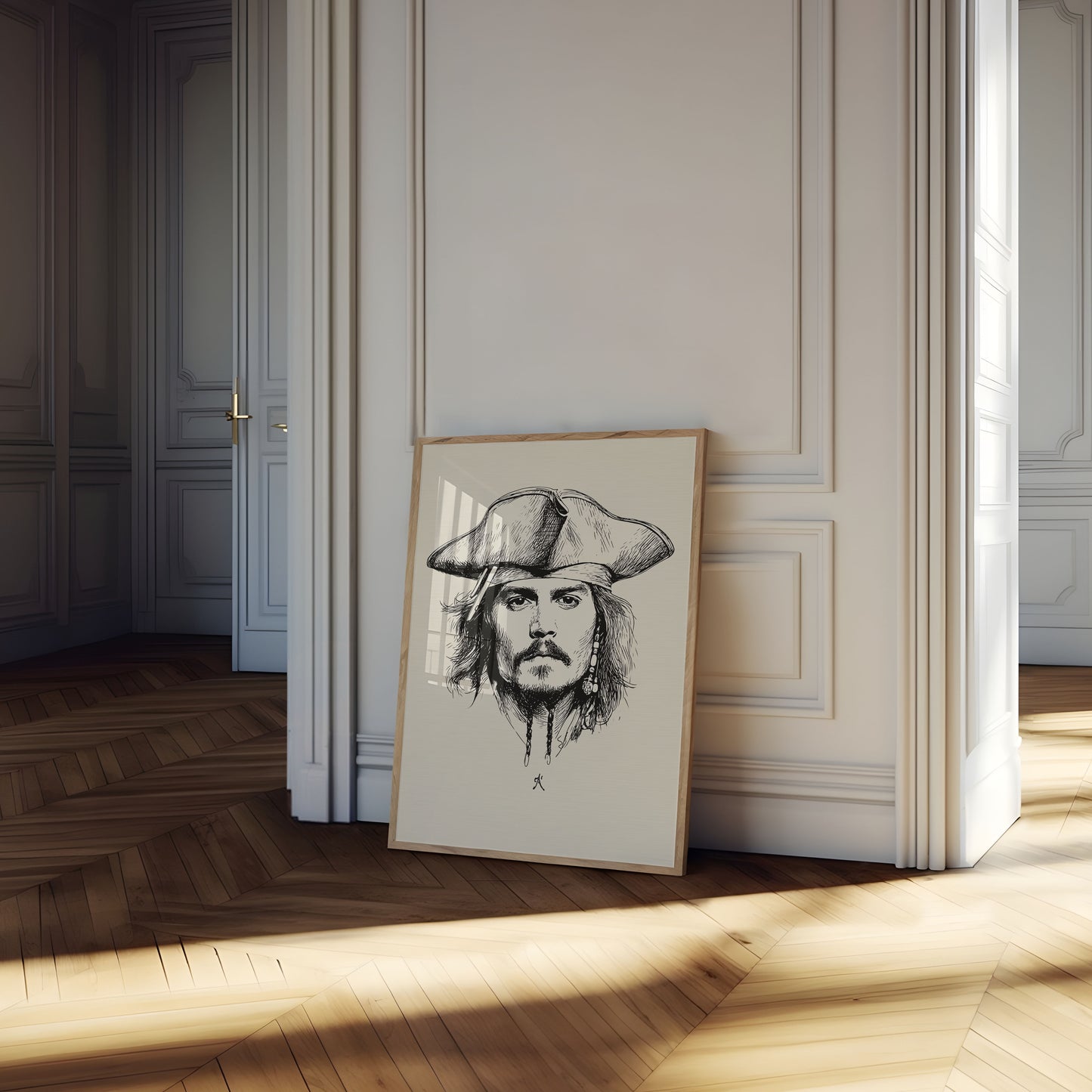 Póster del Capitán del Caribe