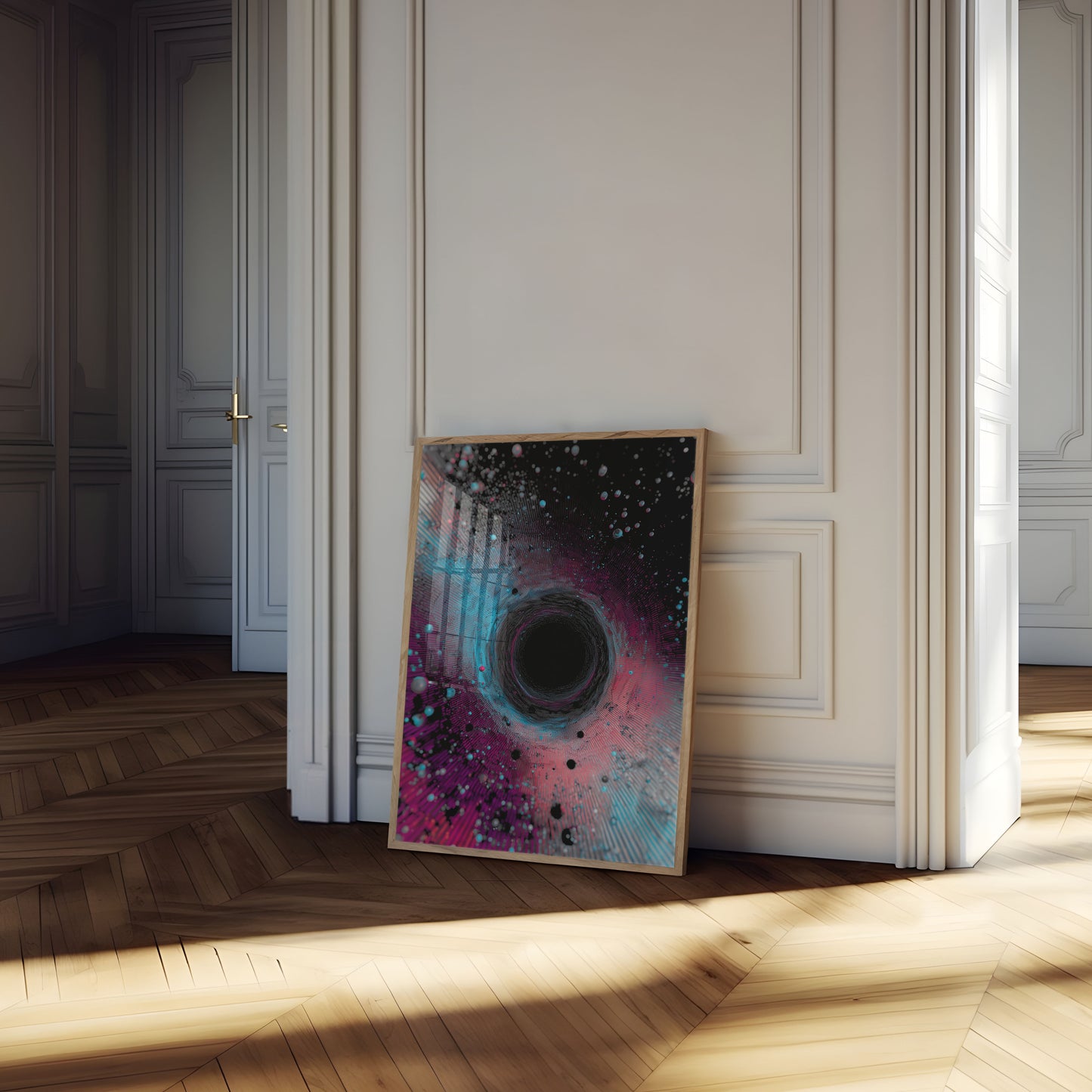 Cosmic Black Hole Vortex Poster