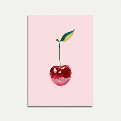 Red Cherry Delicate Poster