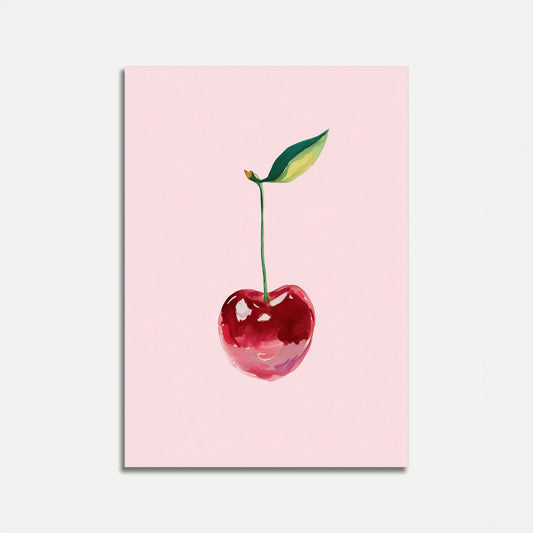 Red Cherry Delicate Poster