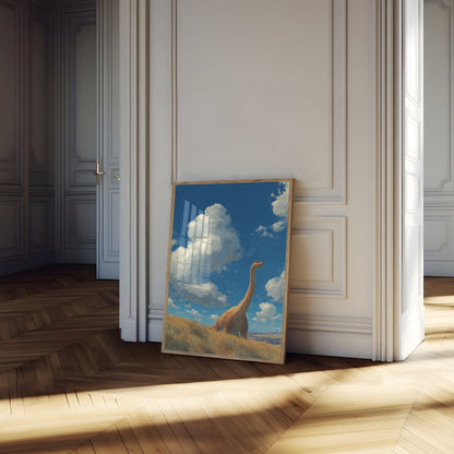 Póster del Brachiosaurus Prairie Sky
