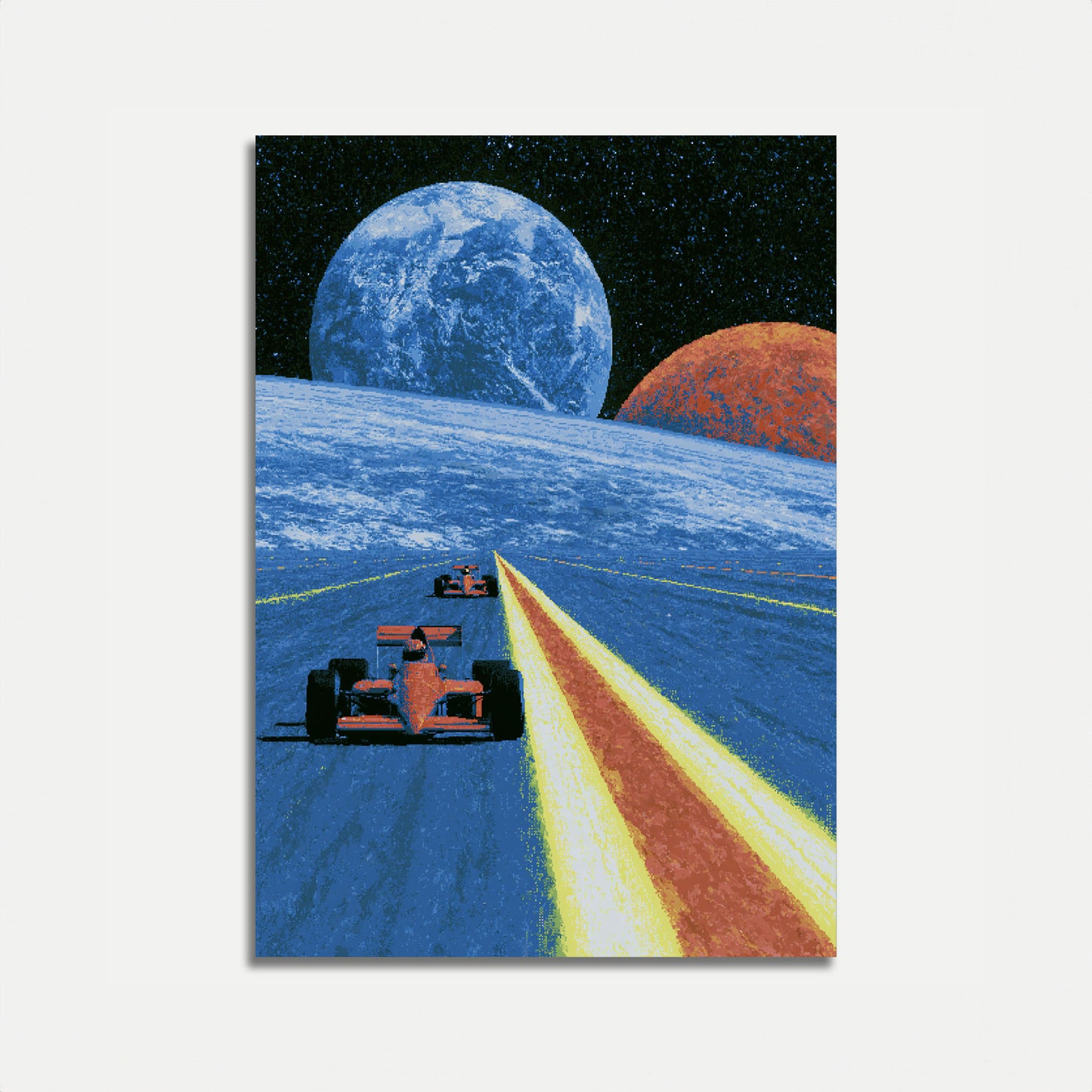 Formula 1 Corse su Mondi Alieni Poster