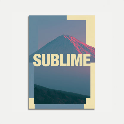 Ważna Góra Fuji Wspaniały Plakat
