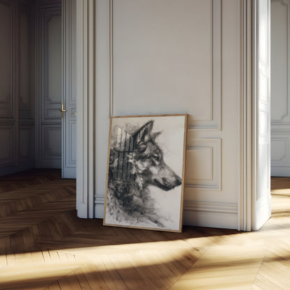 Wild Spirit Wolf Poster