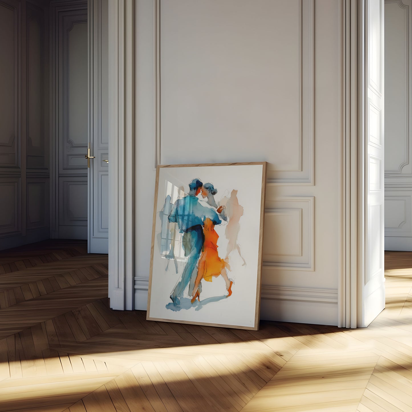 Lidenskabelig Danse-Omfavnelse Plakat