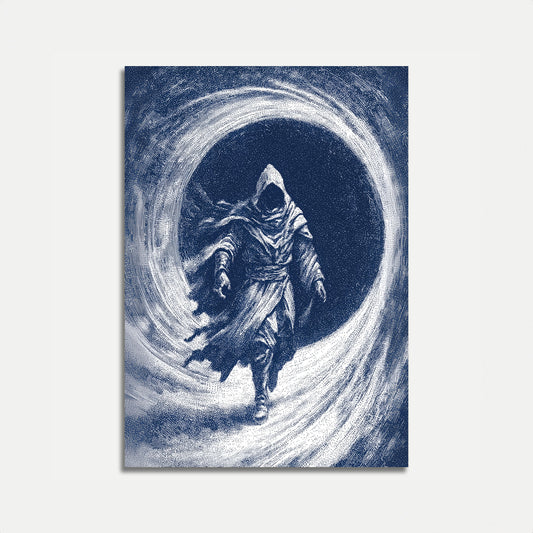 Mistyczny Astronauta w Kosmosie Plakat