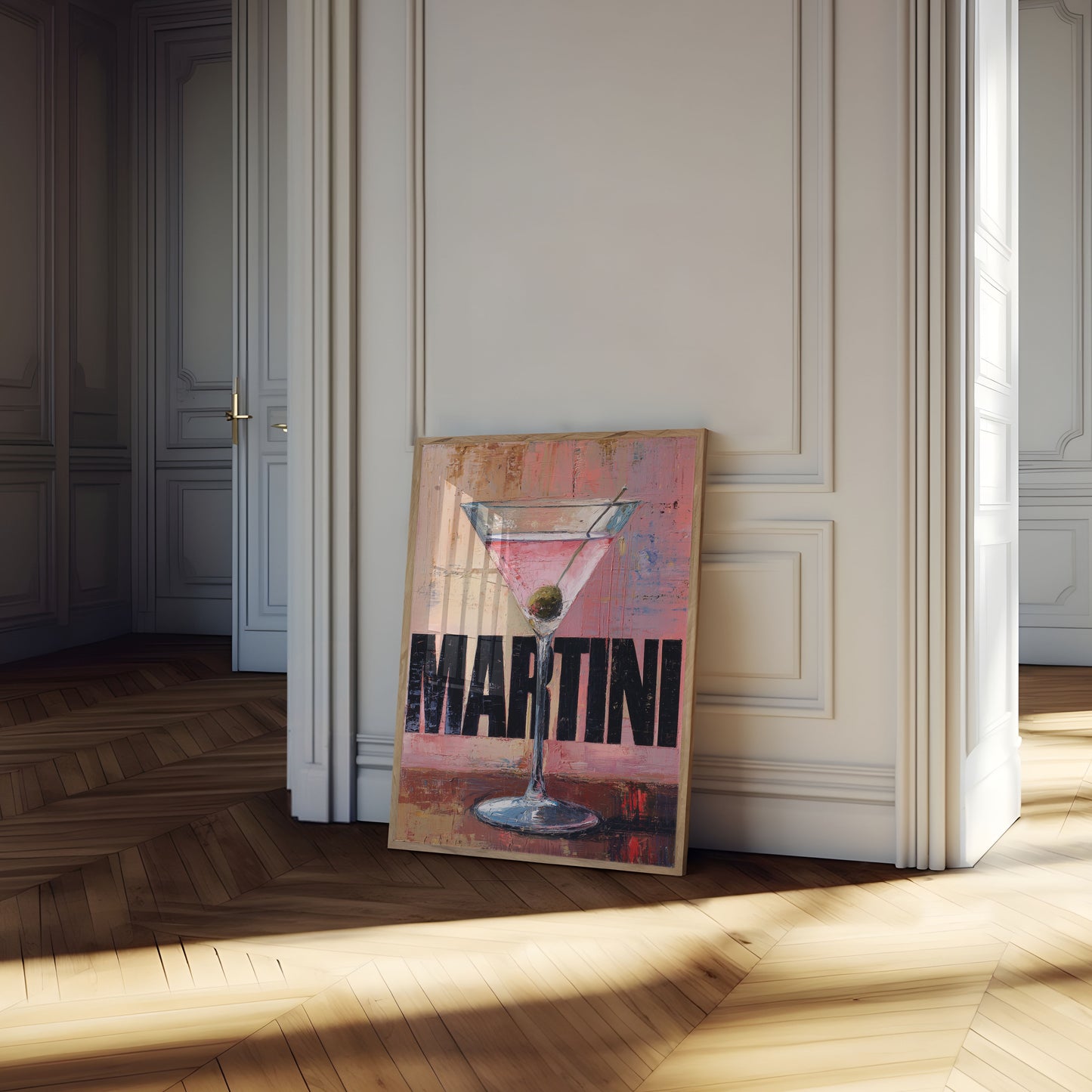 Classic Martini Cocktail Poster