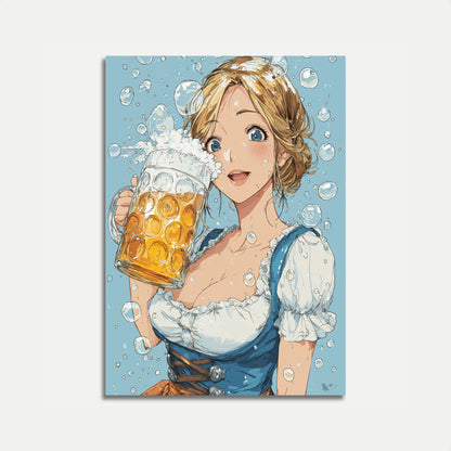 Bavarian Beer Celebration Poster