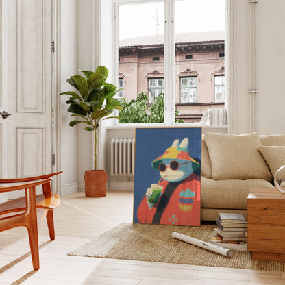 Cooler Hasen Sommer Feeling Poster