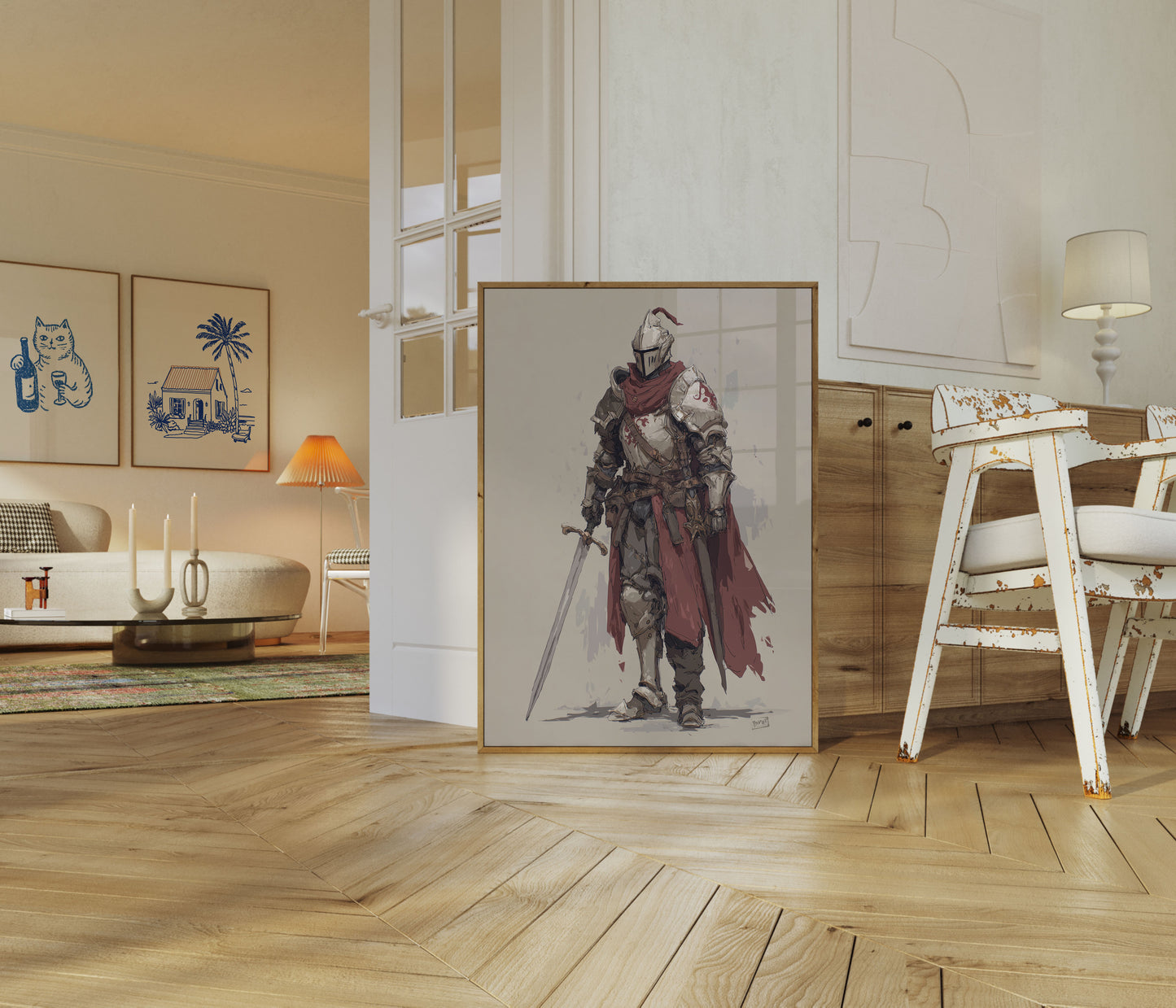 Medieval Knight Warrior Poster