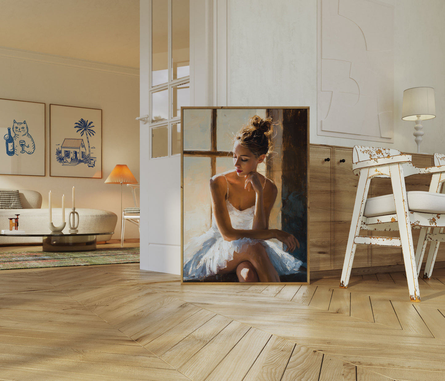 Graceful Ballet Dancer Poster