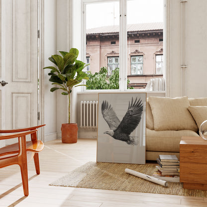 Majestic Eagle in Flight Poster