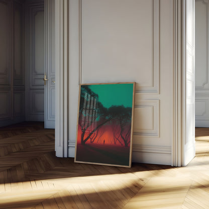 Crimson Forest Ensomhed Plakat