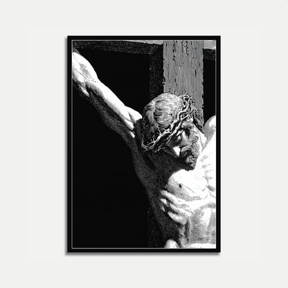 Crucifixion Suffering Artwork Poster