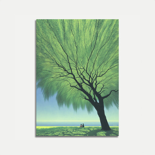 Salice Piangente sulla Sponda Poster