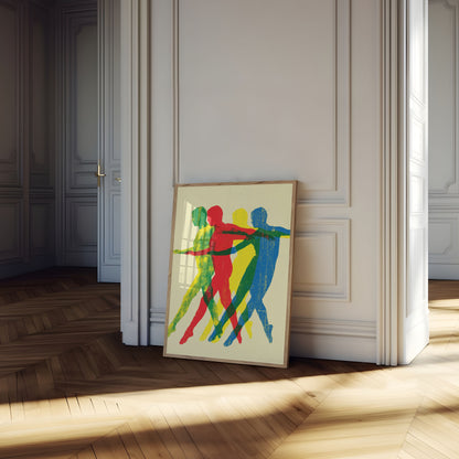 Colorful Unity Team Poster