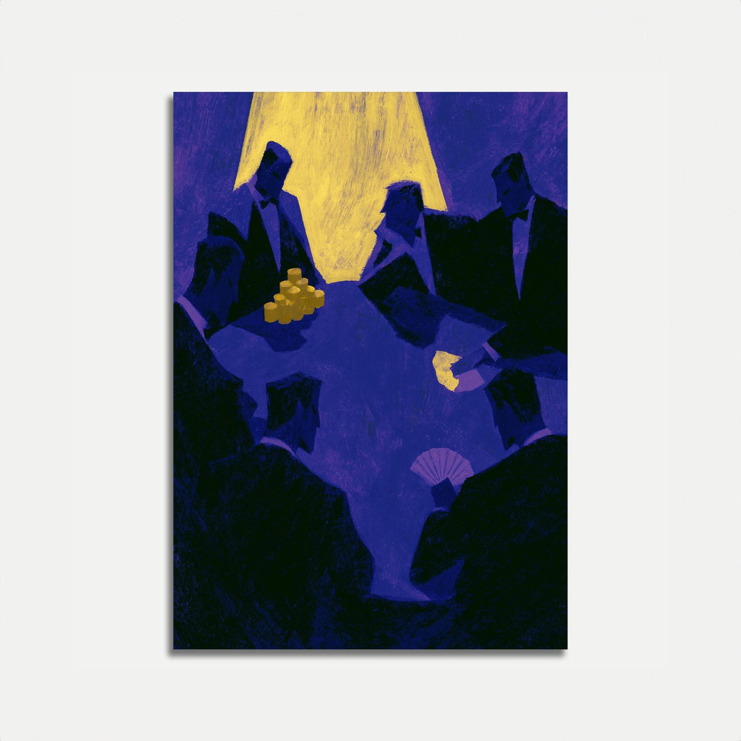 Oferta da Meia-Noite com Moedas de Ouro Cartaz