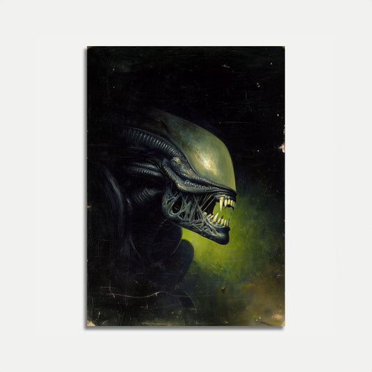 Alien Xenomorph Dark Art Poster