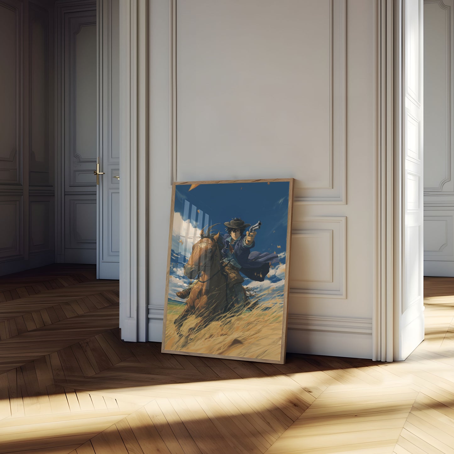 Vilda västern-revolvermän affisch