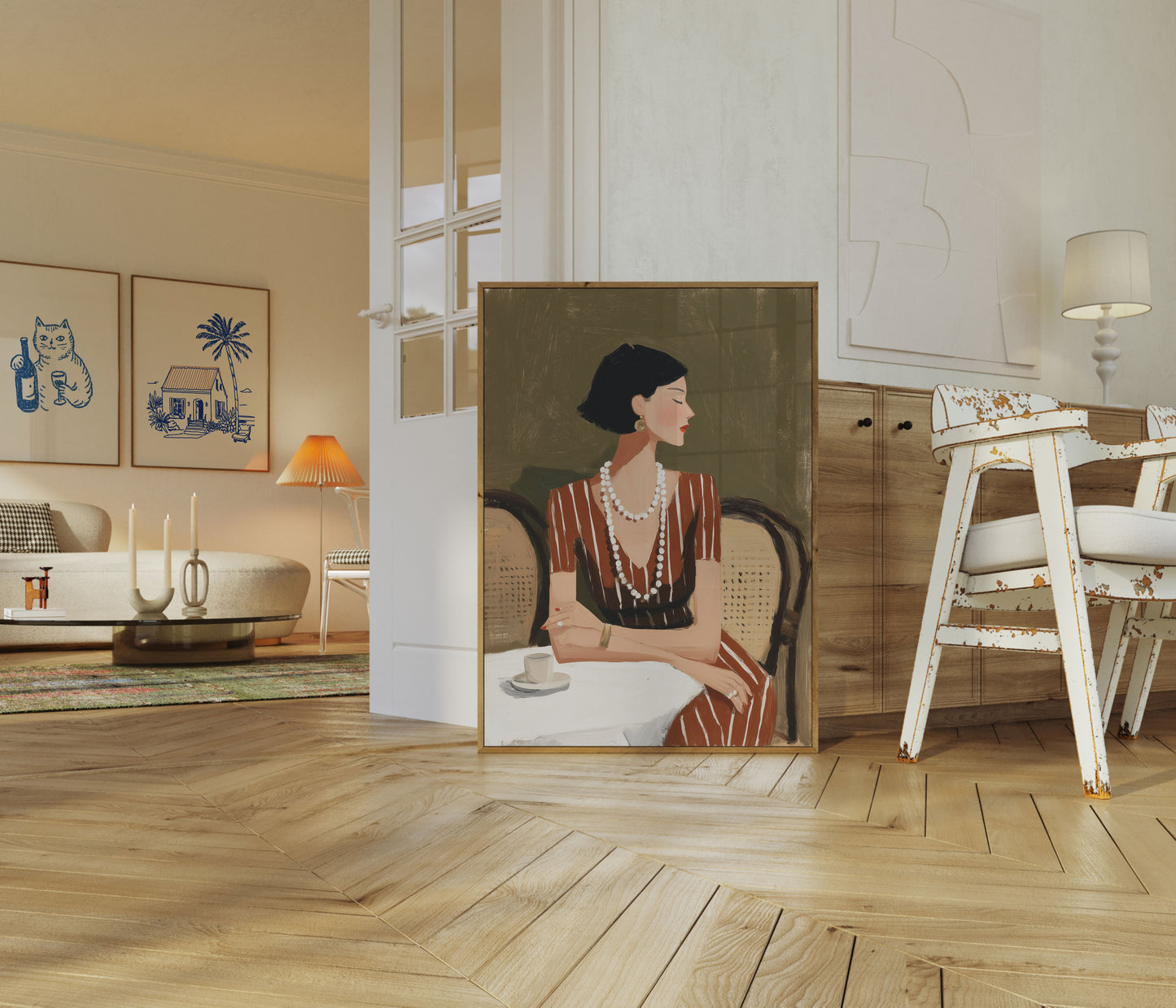 Elegant Cafe Chic Poster