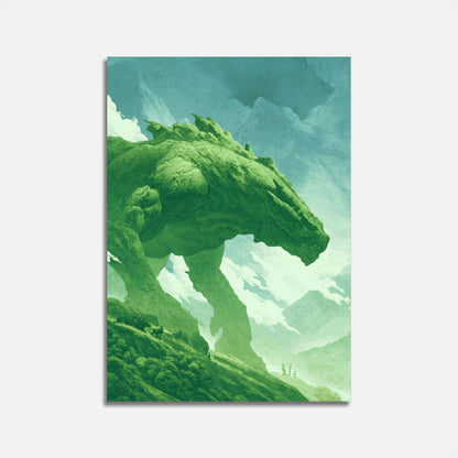 Mountain Green Giant Poster